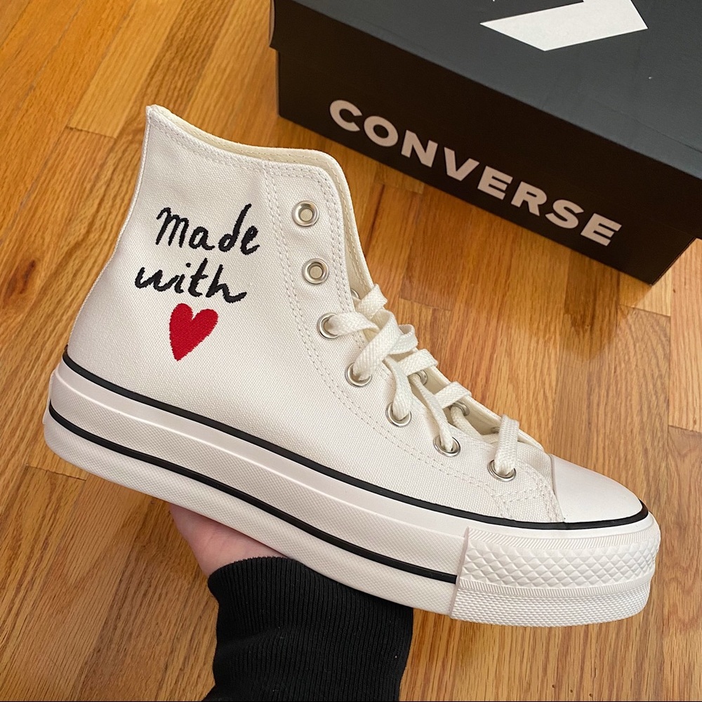 Rare Converse Chuck Taylor All Star Lift High Top Platform Women’s Sneakers - Picture 6 of 11